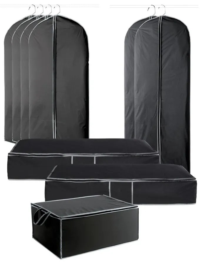 Compactor Set obalov na šaty, úložných organizérov na textil a prikrývky Urban, 9 ks
