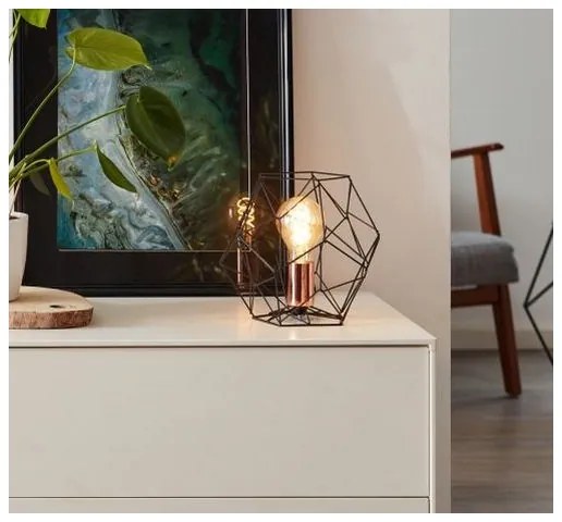 Brilliant - Stolná lampa SYNERGY 1xE27/60W/230V čierna/meď