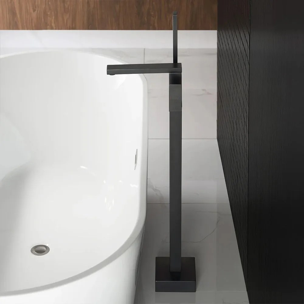 Rea Tery, voľne stojaca batéria h-885, čierna matná, REA-B5304