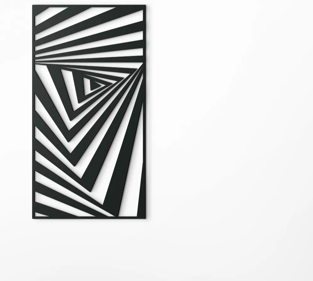 drevko Drevený obraz na stenu Tunel Rozmer obrazu: 44,5 x 23,5 cm, Farba dekorácie: Čierna