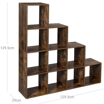 Knižnica DOVARO hnedá