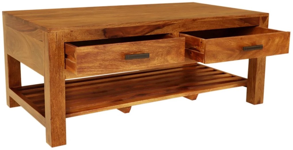 furniture-nabytek.cz - Konferenčný stolík drevený z masívu palisander 110x60x45