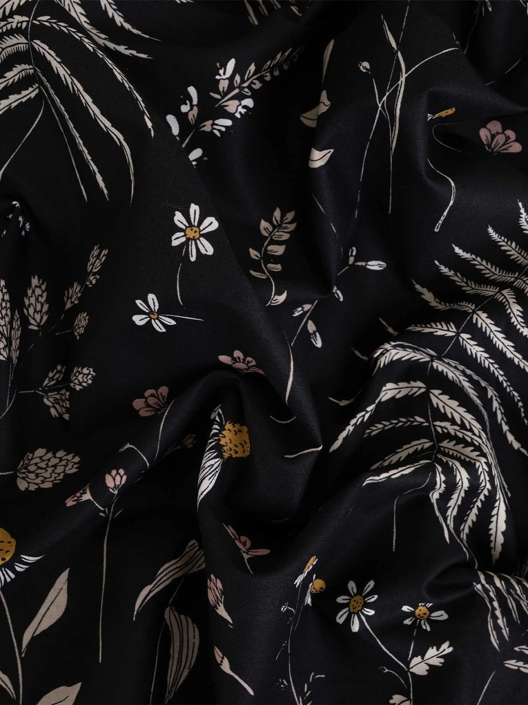 Bavlnená obliečka na vankúš Renforcé 40 × 60 cm - Gloria čierna