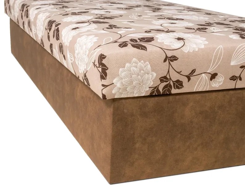 váľanda Tony, 200x90, hnedá vzor (A9/A76, doska/Perseus)