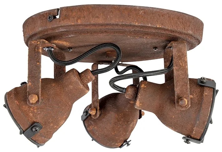 Chladné bodové svetlo hrdzavohnedé 3-žiarovkové - Sorra