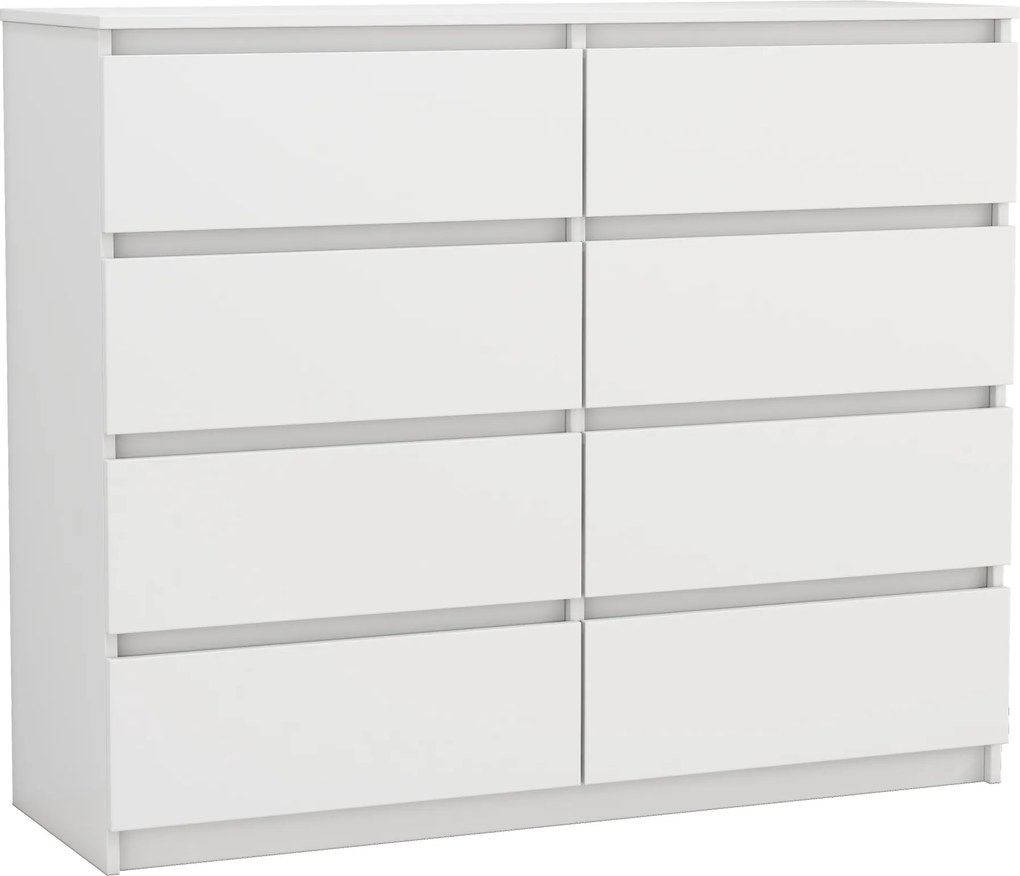 Komoda Houseland Clarity 02 matná biela