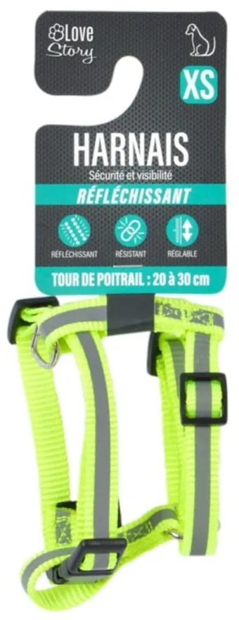 Žltý postroj veľkosť XS – Love Story