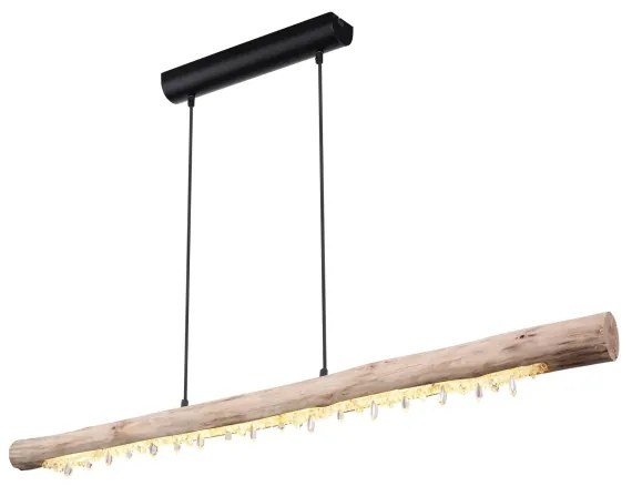 Globo 15354-20-LED Stmievateľný závesný luster na lanku FELICITAS LED/25W/230V béžová