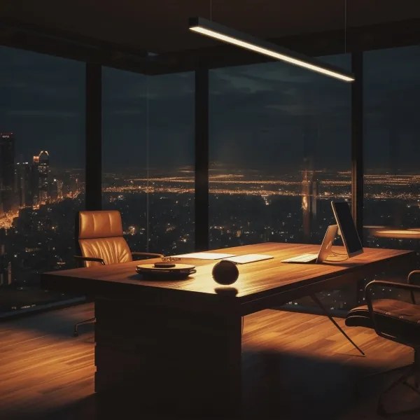 LED Stropné svietidlo ALLDAY BASIC LED/40W/230V 2700/4000/6000K čierne