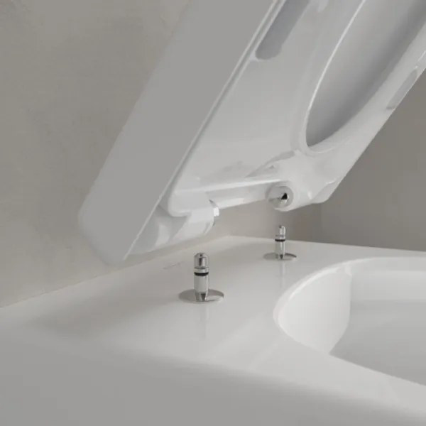 Villeroy & Boch 5656HR01 - Závesné WC so sedátkom SoftClose AVENTO keramika/alpská biela