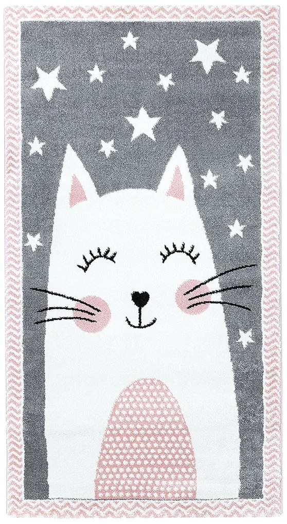 Koberce Breno Kusový koberec Kiddo F0132 pink, ružová,80 x 150 cm