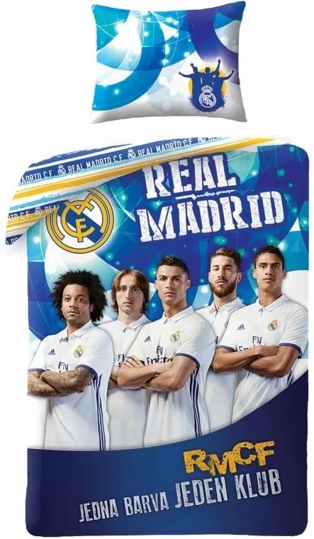 Halantex povlečení FC Real Madrid 5019BL 140x200cm + 70x90cm