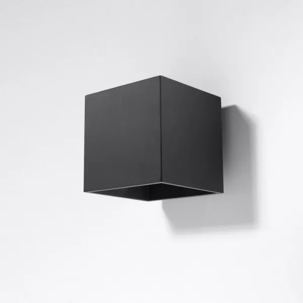 Sollux SL.0057 - Nástenné svietidlo QUAD 1 1xG9/8W/230V čierna