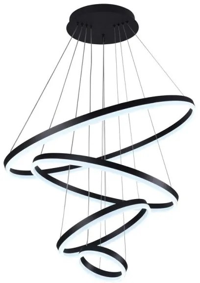 LED Stmievateľný luster na lanku LED/165W/230V 3000-6500K + diaľkové ovládanie