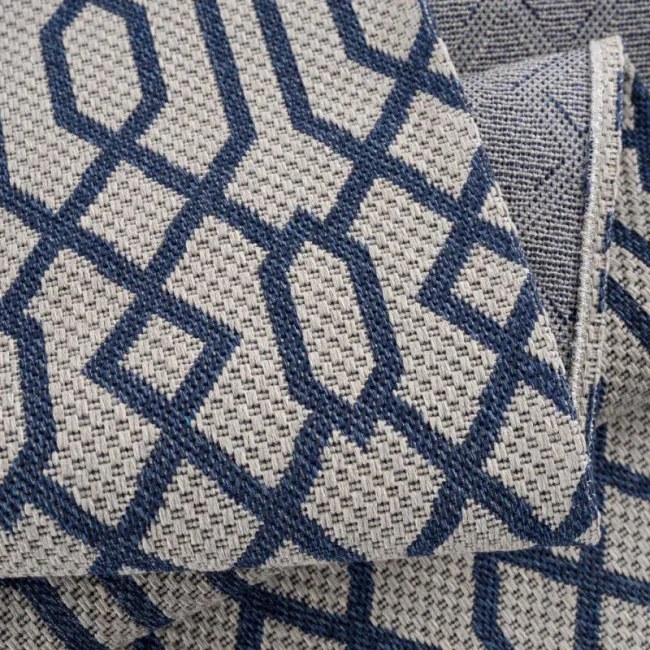 Koberec Casa Cotton 21421 sivý / granátový