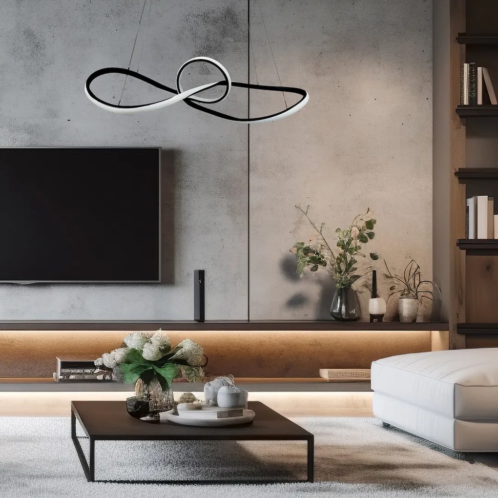 Závesné LED svietidlo Marco, 1x LED 42w, 4000k, b