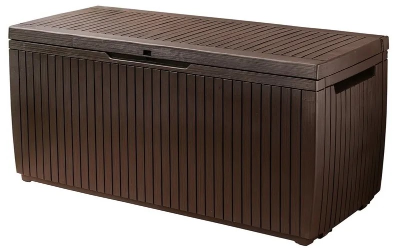 KETER SPRINGWOOD Storage záhradný úložný box, 305 l, hnedá 17202378