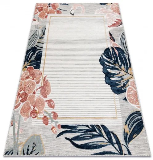 Dywany Łuszczów Kusový koberec Botanic 65240 Flamingo grey – na von aj na doma - 117x170 cm