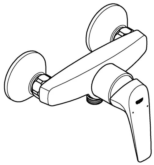 GROHE 23771000 - Sprchová batéria START FLOW lesklý chróm