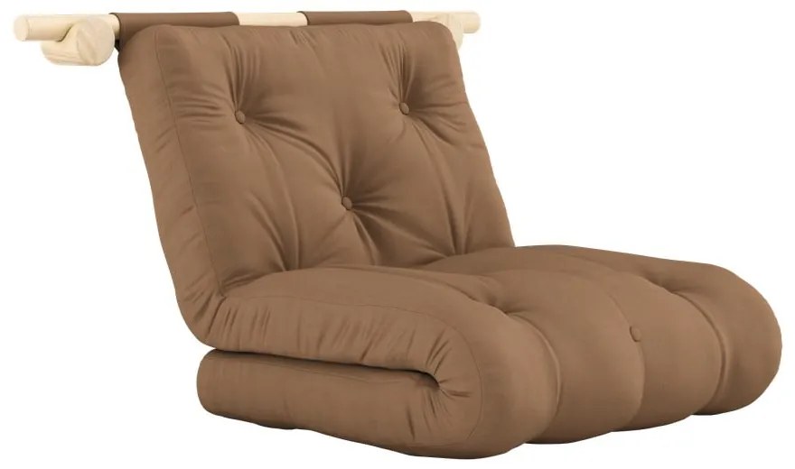 Hnedé kreslo Hooked – Karup Design