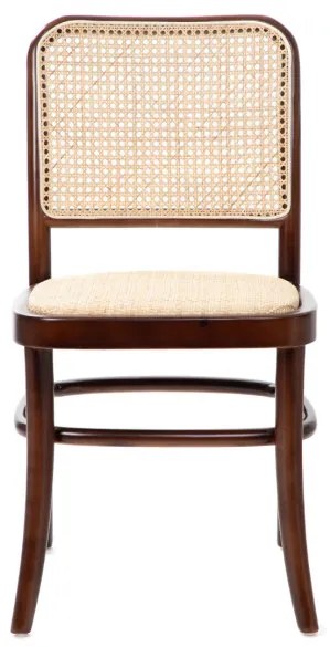 Jedálenská stolička LEGNO béžová / hnedá 871387