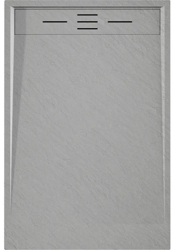 Mexen Amon, SMC obdĺžniková sprchová vanička 100 x 80 cm, šedá, 4F618010