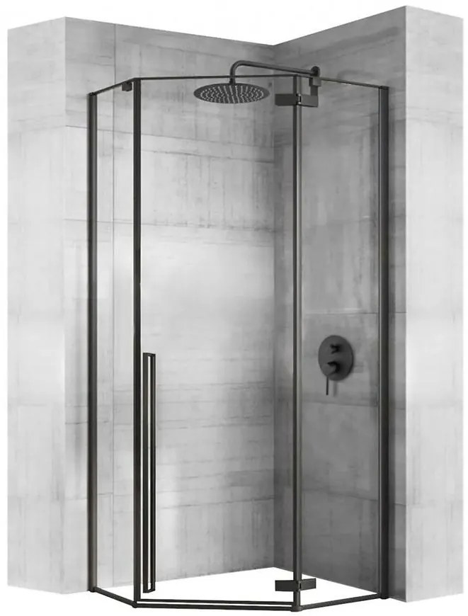 Sprchový kút Diamond Rea K6900 80x80x195 black