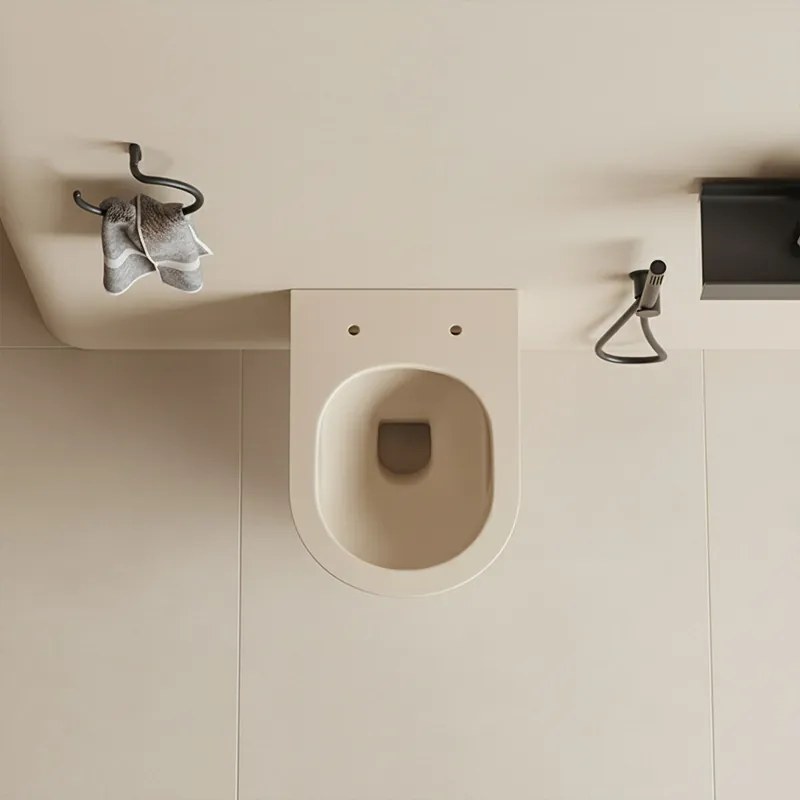 BPS-koupelny Závesná WC misa so SoftClose sedadlom HYD-7286, cappuccino