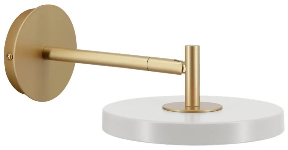 Svetlosivé LED nástenné svietidlo so stmievačom ø 15 cm Asteria Wall Short – UMAGE