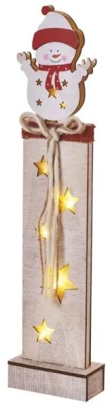 LED Vianočná dekorácia  7xLED/2xAA snehuliak