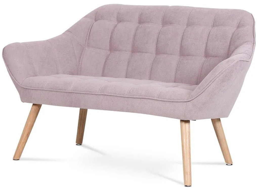 Dvojmiestna sedačka AK-322 PINK2, poťah staroružová látka