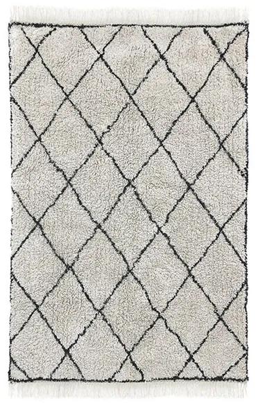 Tkaný bavlnený koberec s diamantovým vzorom Diamond - 120 * 180 cm | BIANO