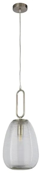 Searchlight 43581-1SN- Luster na lanku ELIXIR 1xE27/60W/230V číra