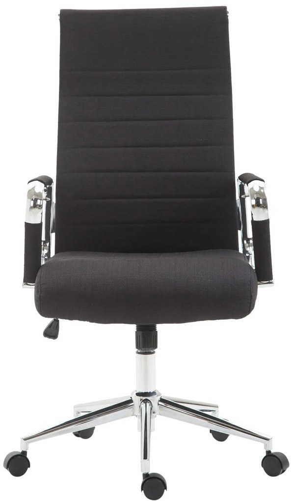 Kancelárska stolička Kolumbus - látka - Čierna