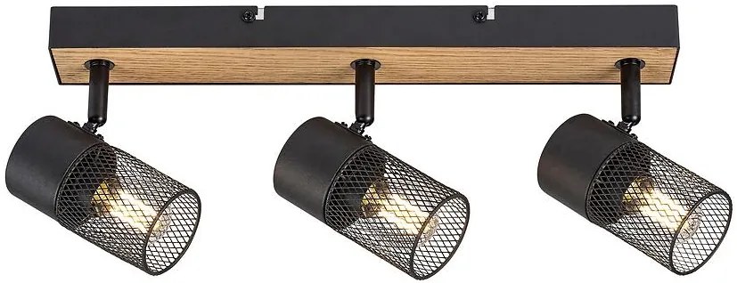 Stropné bodové svietidlo METTA E14 3XMAX 40W LS3