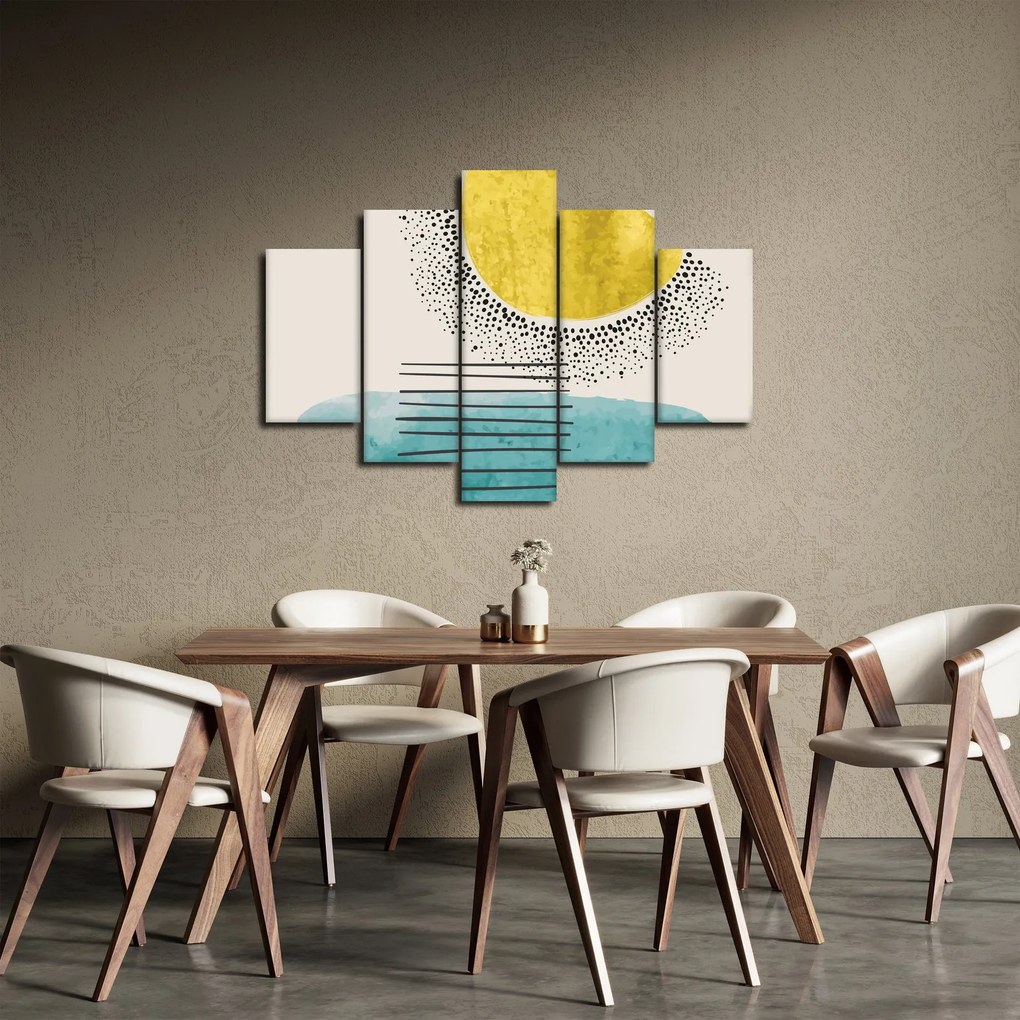 Obraz - Abstraktná maľba pláže N⁰2 (150x105 cm)