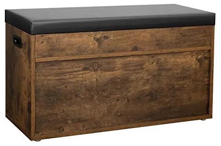 Lavica na topánky, čalúnená, 3 priehradky, 44x80x30cm