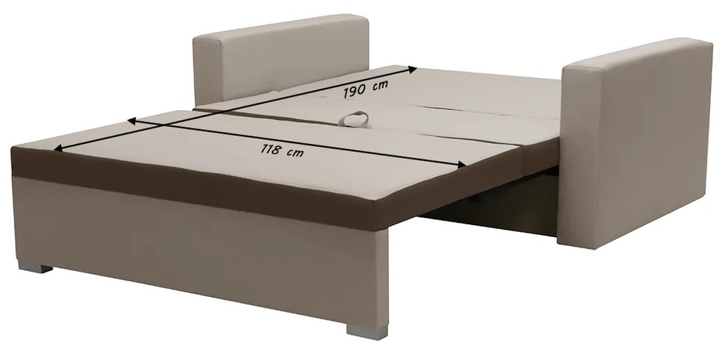 Dvojmiestna rozkladacia pohovka ASTRA3 Mätový