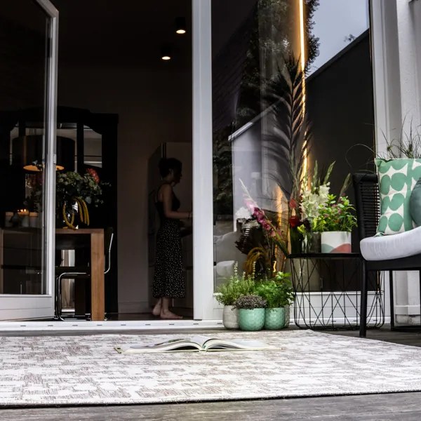 Obsession, AKCIA: 120x170 cm Kusový koberec My Tallinn 542 Taupe - na von aj na doma, béžová, chodba / predsieň