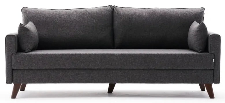 Antracitová rozkladacia pohovka 208 cm Bella – Balcab Home