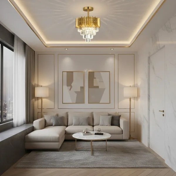 Brilagi - Prisadený luster CRISTAL 5xE14/40W/230V pr. 43 cm