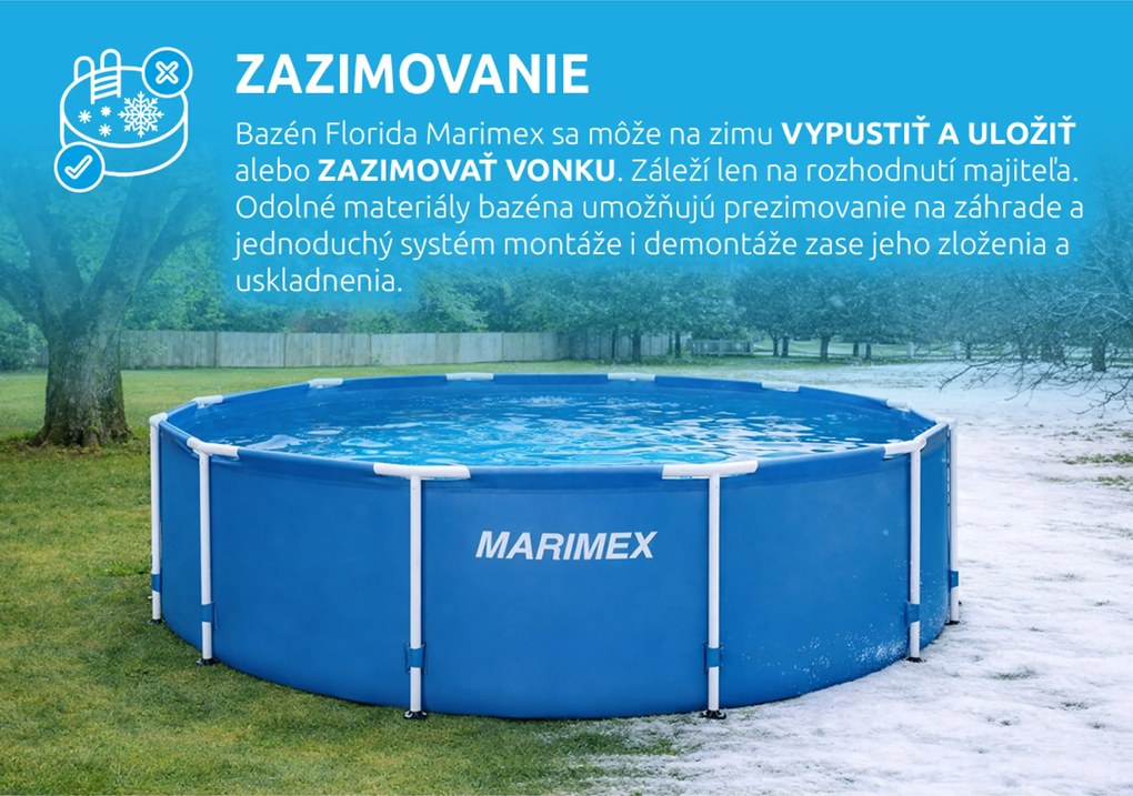 Marimex | Bazén Marimex Florida 3,05x0,76 m bez príslušenstva | 10340272