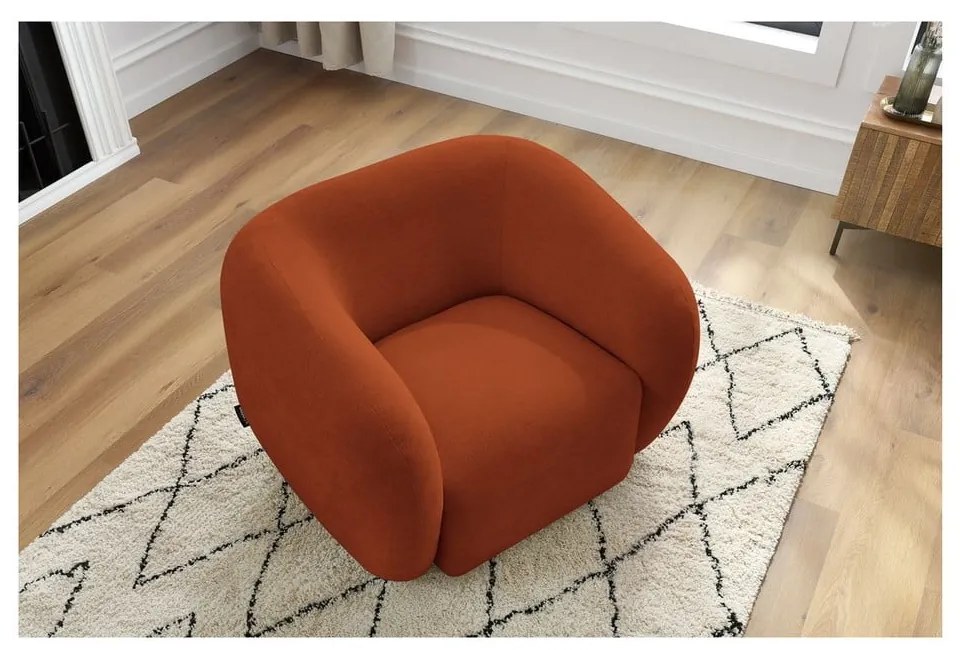 Oranžové kreslo Celine – Bobochic Paris