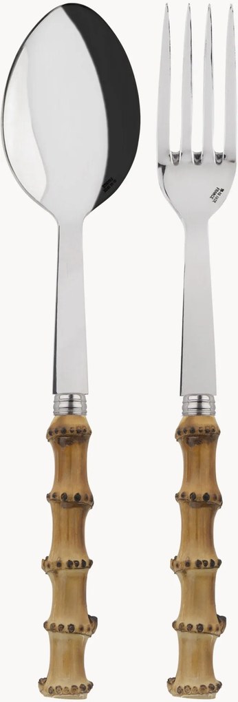 Súprava na šalát z bambusového dreva Panda