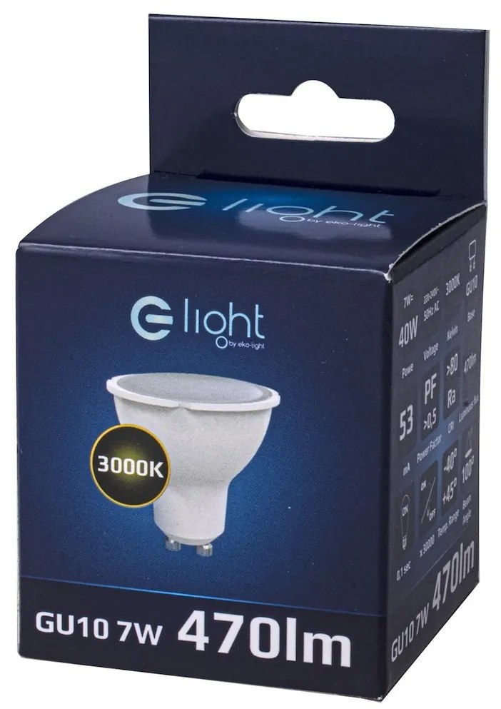 LED žiarovka GU10 teplá 3000k 6,5w 510 lm