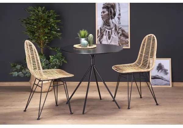 Jedálenský stôl HOMORA čierny