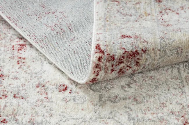 Koberec / behúň DISTIN 0828A ružový / púdrový / biely