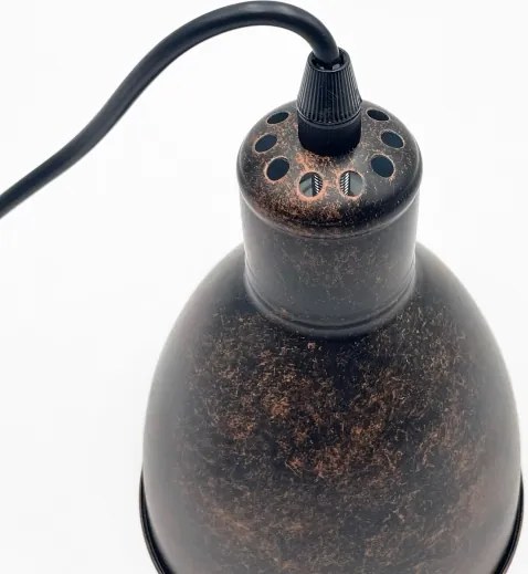 Brilagi - LED luster na lanku RIDDY 1xE27/60W/230V medená/patina