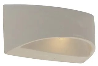 Rustikálna nástenná lampa betónová polkruhová - Adelaide