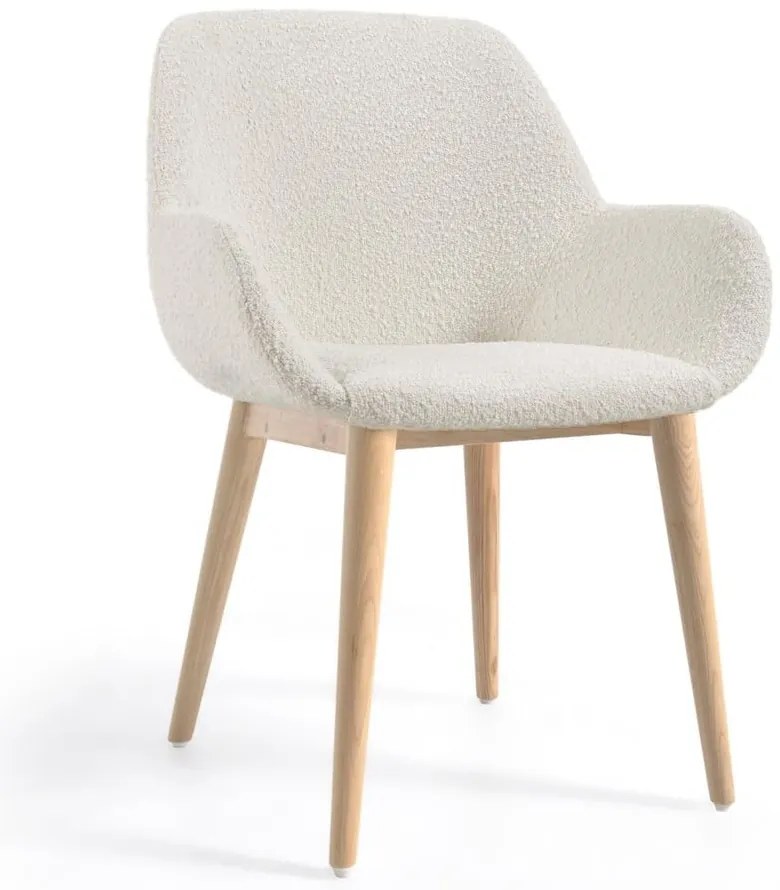 Biela jedálenská stolička Konna – Kave Home